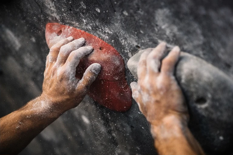 Chalk i chwyty — klimat wspinaczki na panelu